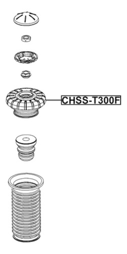 Base Soporte Cazoleta De Amortiguador Para Chevrolet Captiva Foto 2