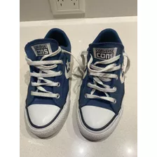 Zapatillas Marca Converse T. 36 Azul Marino Usadas Impecable