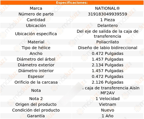 1) Retn Caja Transferencia Del P/lexus Rx400h 06 National Foto 3