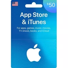Tarjeta Apple Itunes 50 Dólares Usa - Código Original