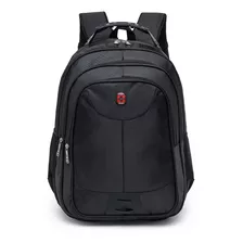 Mochila Preta Grande Resistente Cabo De Aço Reforçada Cor Preto 4