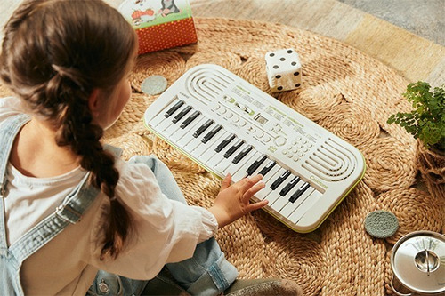 Teclado Infantil Casio SA-51 H2 Preto 32 Teclas Portátil Iniciante :  : Instrumentos Musicais