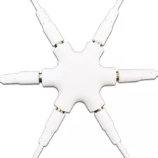 Divisor Splitter De Audio Blanco Tipo Estrella 3.5mm Hembra