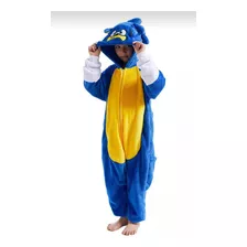 Pijama Mameluco Kigurumi Sonic Disfraz Cosplay Para