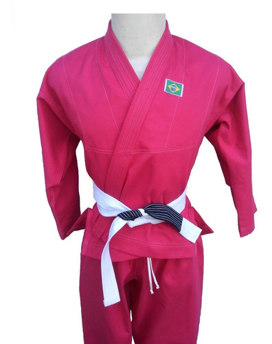Kimono Infantil Judo Jiujitsu  Reforçado Com Faixa