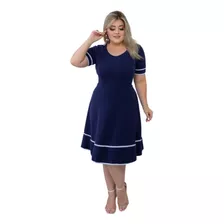 Vestido Midi Para A Mulher Evangélica Moderna M Ao Gg