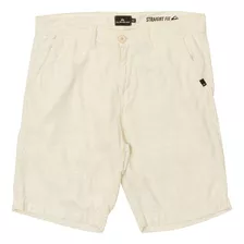 Bermuda Passeio Quiksilver Flame Chino Bege