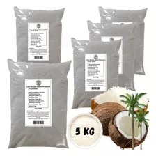 5 Kg Coco Ralado Tipo Fino Desidrato Açúcar Natural Receitas