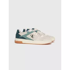 Tenis De Piel Multicolor Calvin Klein Hombre