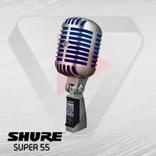Micrófono Shure Super 55 Original Cromado Clásico Vocal
