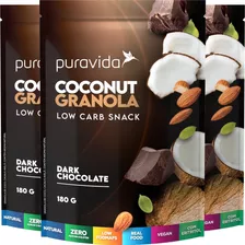 Granola Coconut Dark Chocolate 3 X 180g Puravida