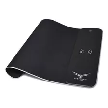 Gaming Naceb Mouse Pad Tapete Para Mouse Na-0926 Carga Inalámbrica Superficie De Microfibra 7 Colores Led