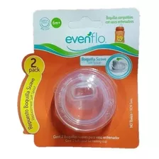 Tetinas Evenflo Vaso Entrenador Boquilla Suave 2 Piezas 6m