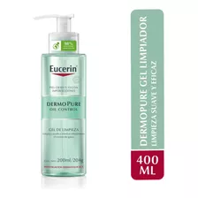 Eucerin Dermopure Oil Control Gel Limpiador Facial 400ml Tipo De Piel Grasa