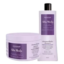 Desamarillador Alfaparf Alta Moda Shampoo + Mascara 