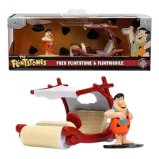 Miniatura Flintmobile C/ Boneco Fred 1/32 Jada Toys