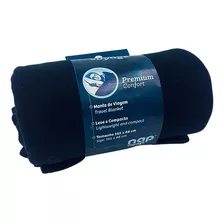 Cobertor Manta De Viagem Nap Premium Confort Cor Preto