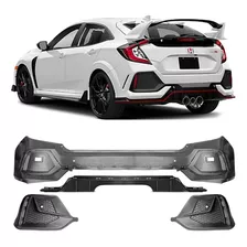 Para-choque Traseiro Honda Civic G10 Estilo Type-r 2016-2021