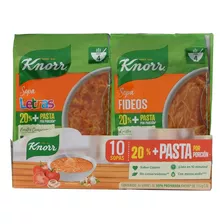 10 Sopas Instantáneas Knorr Surtido 115 G C/u