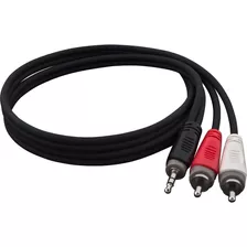 Cabo De Áudio Stereo P2 X 2 Rca 3 Metro Profissional Hayonik