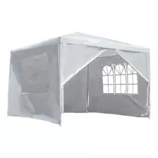 Toldo Carpa De 3x3 Mts Con Paredes Laterales Ventanas Fiesta