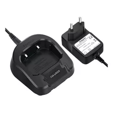 Kit Carregador 10v Com Base Para Rádio Baofeng Uv-82