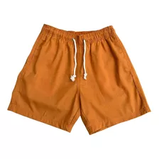 Bermuda Short De Linho Masculino Mauricinho Para Lazer Praia