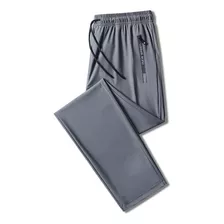 Pantalones Rectos Deportivos De Talla Grande Para Hombre