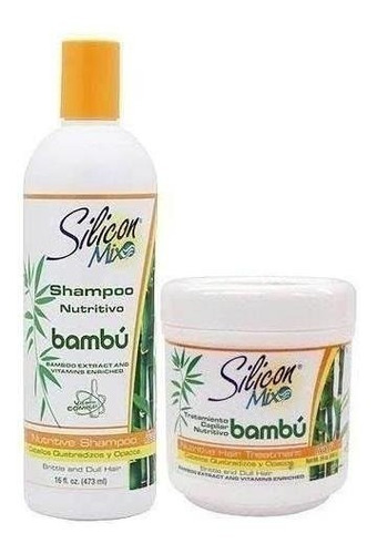 Silicon Mix Bambu Nutritivo Shampoo 473ml + Mascara 450g