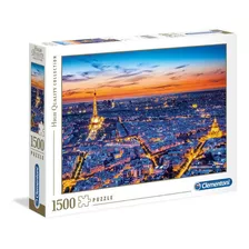 Quebra Cabeça 1500 Peças - Vista De Paris - Clementoni 31815