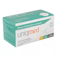 Kit 500 Alcool Swab Lenços Umedecidos Assepsia Antibacteria