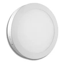 Foco Panel Plafón Led 18w Sobrepuesto Redondo Luz Frio 6000k