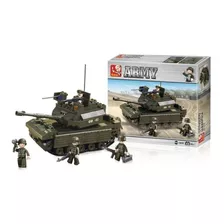 Brinquedo De Montar Tanque De Guerra 312 Peças Multikids 