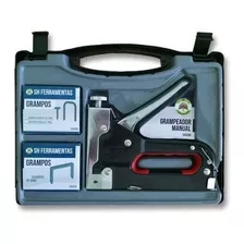 Kit Grampeador Tapeceiro Profissional + Grampos + Pinos