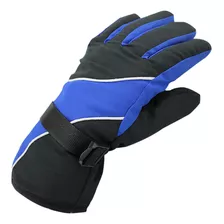 Guantes De Esquí De Snowboard Azul Real Para Hombre, Ropa De