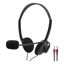 Fone De Ouvido Headset Com Microfone Mtek - Preto