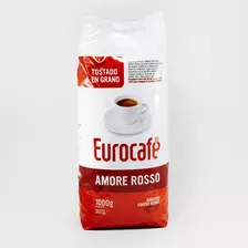 Café Tostado Eurocafé Amore Rosso - En Grano - 1 Kg.