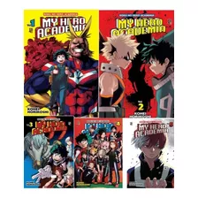 Kit My Hero Academia Vol. 1 Ao 5, De Kohei Horikoshi. Editora Panini Em Português