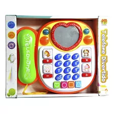 Telefone Musical Brinquedo Bebês Som Jogos 28 Teclas Bichos