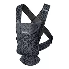 Babybjörn Mochila Porta Bebé Mini, Malla, Antracita/leopardo