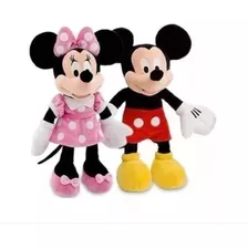 Pareja Mickey Y Minnie Mouse En Peluche 25 Cm. 