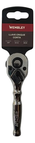 Llave Crique Corta Wembley Enc 3/8 Largo 120mm 8919 Dgm Gris