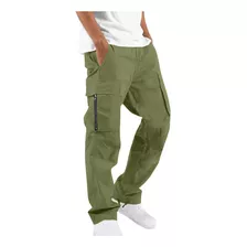 Calça B Masculina Casual Com Vários Bolsos Ao Ar Livre, Tipo