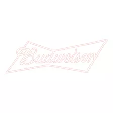 Letrero Led Neon Budweiser Cerveza Bar 20*56cm Luminoso