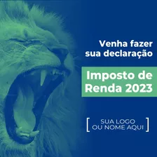 Arte Digital Post Postagem Imposto De Renda Contabilidade 3