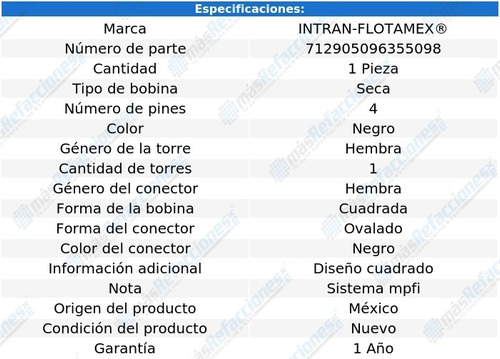 Bobina Encendido Tipo Seca Cuadrada Pontiac G8 V8 6.2l 09 Foto 2