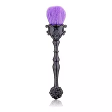 Anna Sui Face Brush Púrpura Diseño Decorativo Y Delicado