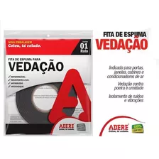 Fita De Espuma P/ Vedação 19mm X 5m Autoadesiva E104s Adere