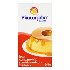 Leite Condensado Semidesnatado Piracanjuba Caixa 395g