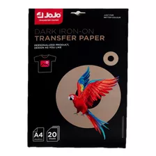 Papel Transfer Dark Camiseta Bright Tecido Escuro 30fls Alta